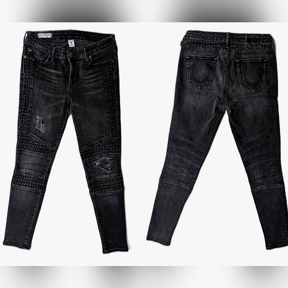 🚫SOLD!🚫True Religion Moto Jeans - Picture 5 of 14
